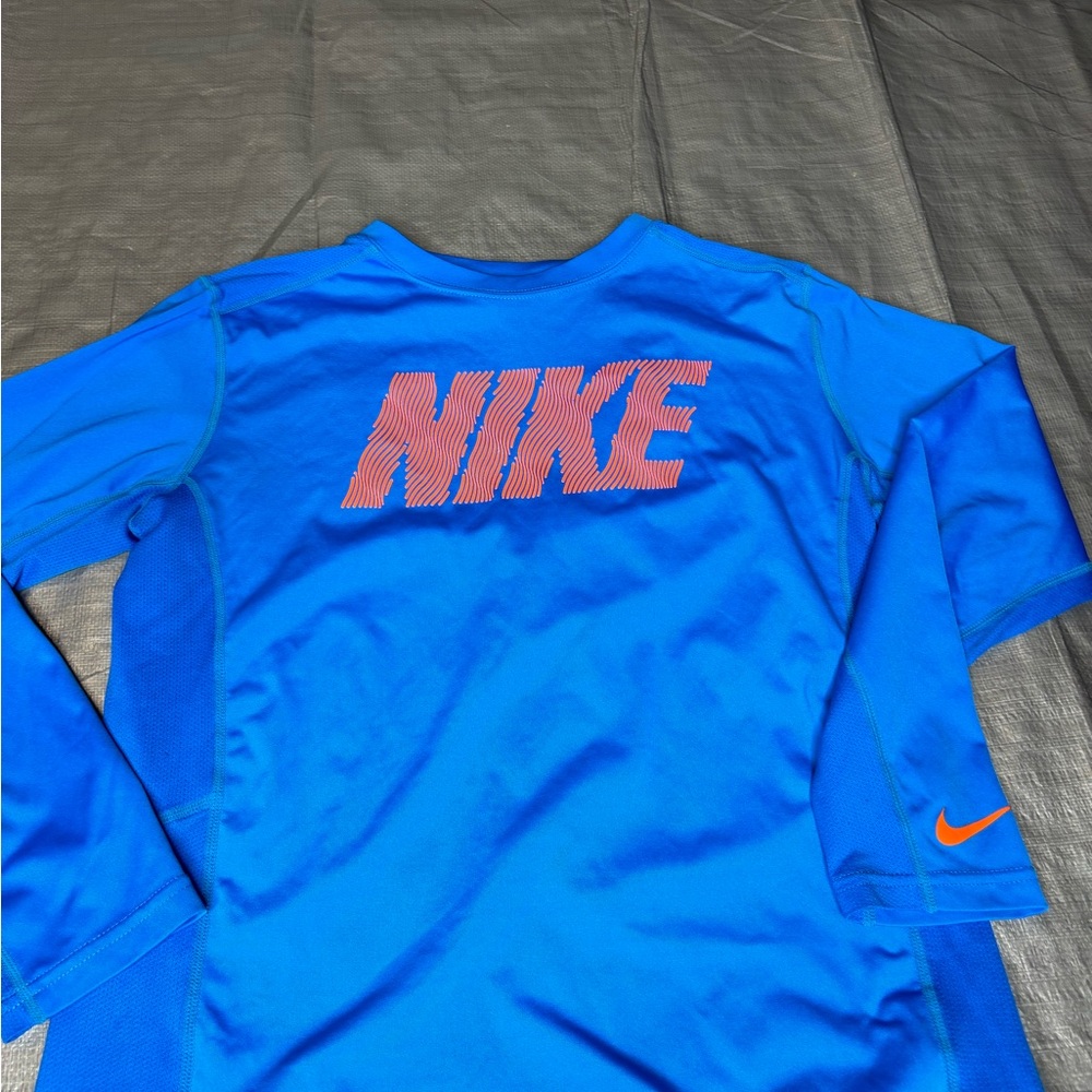 Nike Kids Blue Long Sleeve Shirt